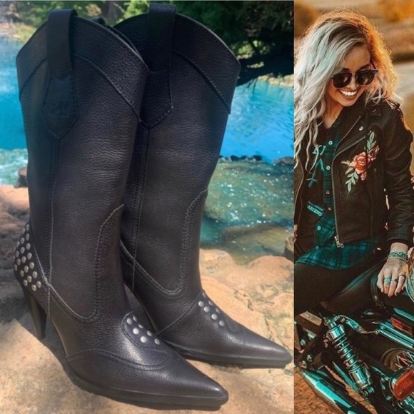 Harley-Davidson Shoes - Harley Davidson Unique Studded Boot Heels.